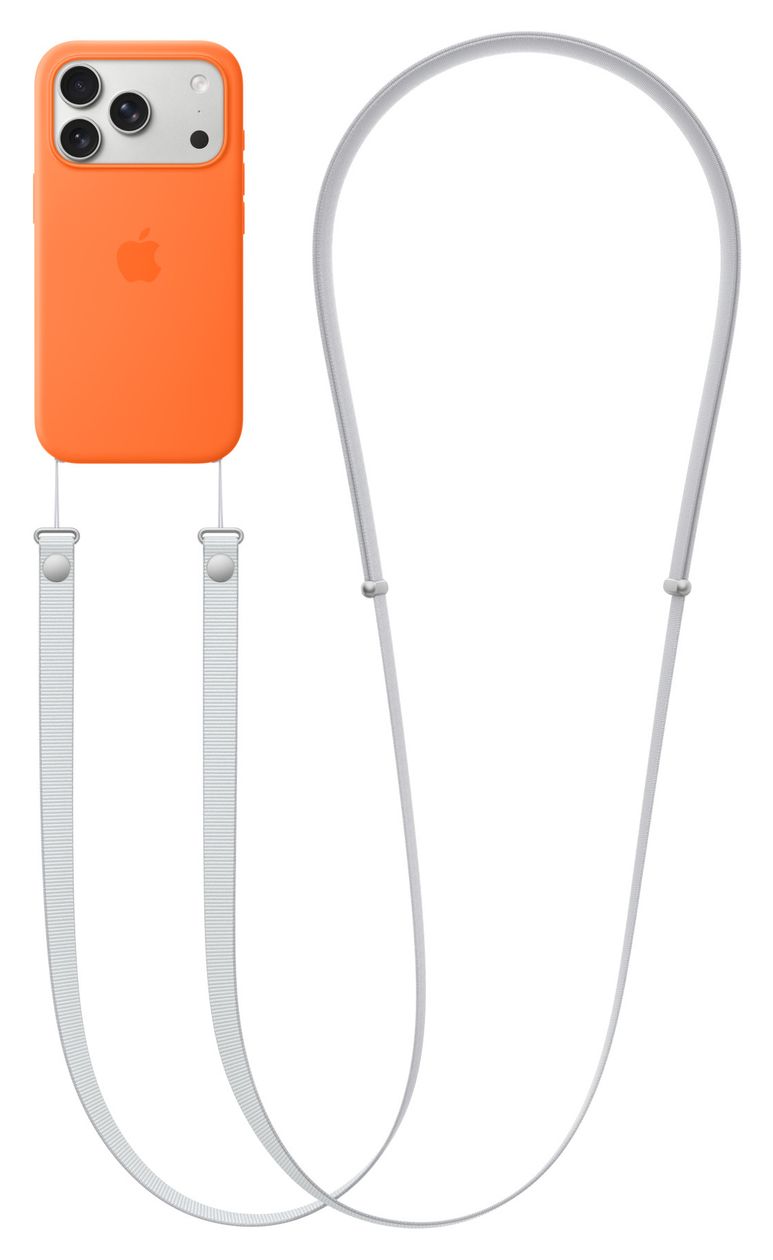 Crossbody Band Gurt für Apple  (Hellgrau) 