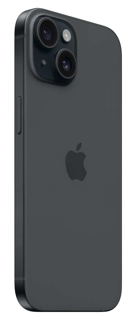 iPhone 15 128 GB 5G Smartphone 15,5 cm (6.1 Zoll) IOS 48 MP Dual Kamera Dual Sim  (Schwarz) 