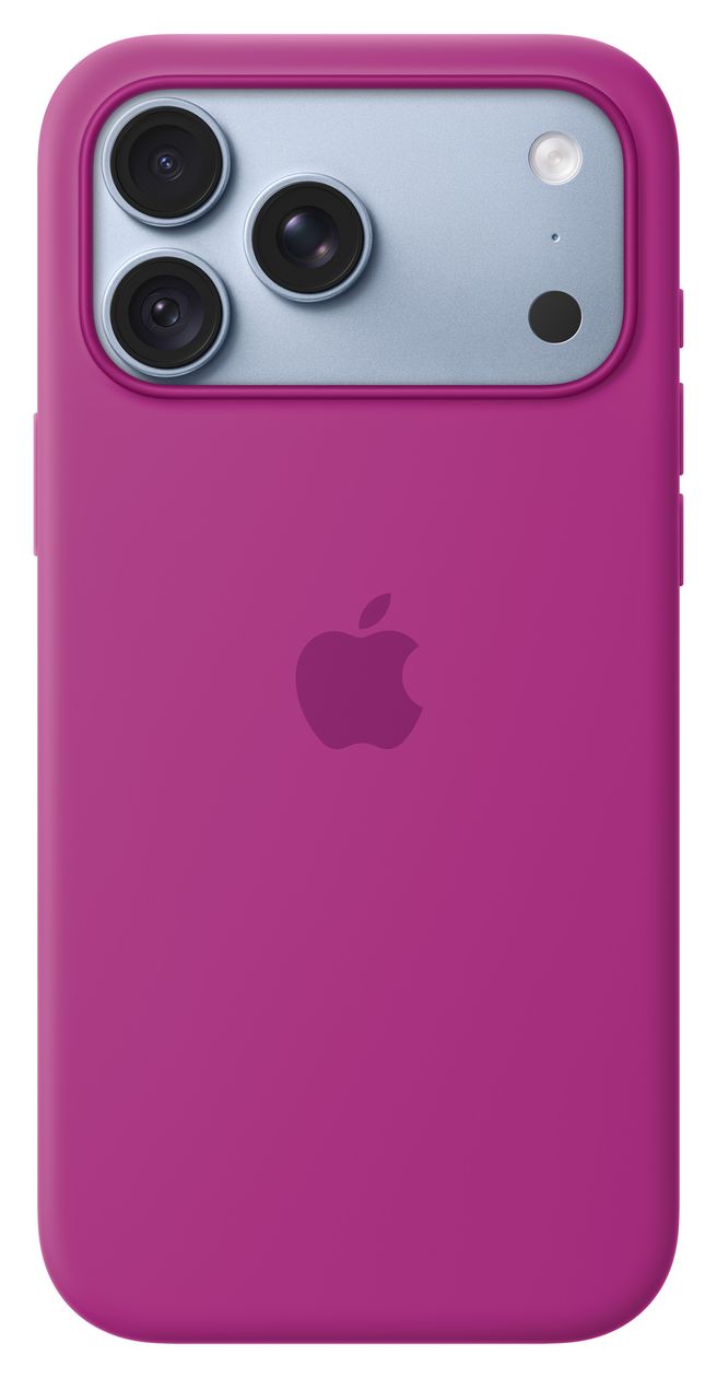 iPhone 18 Pro Max Silikon Case mit MagSafe - Magenta 