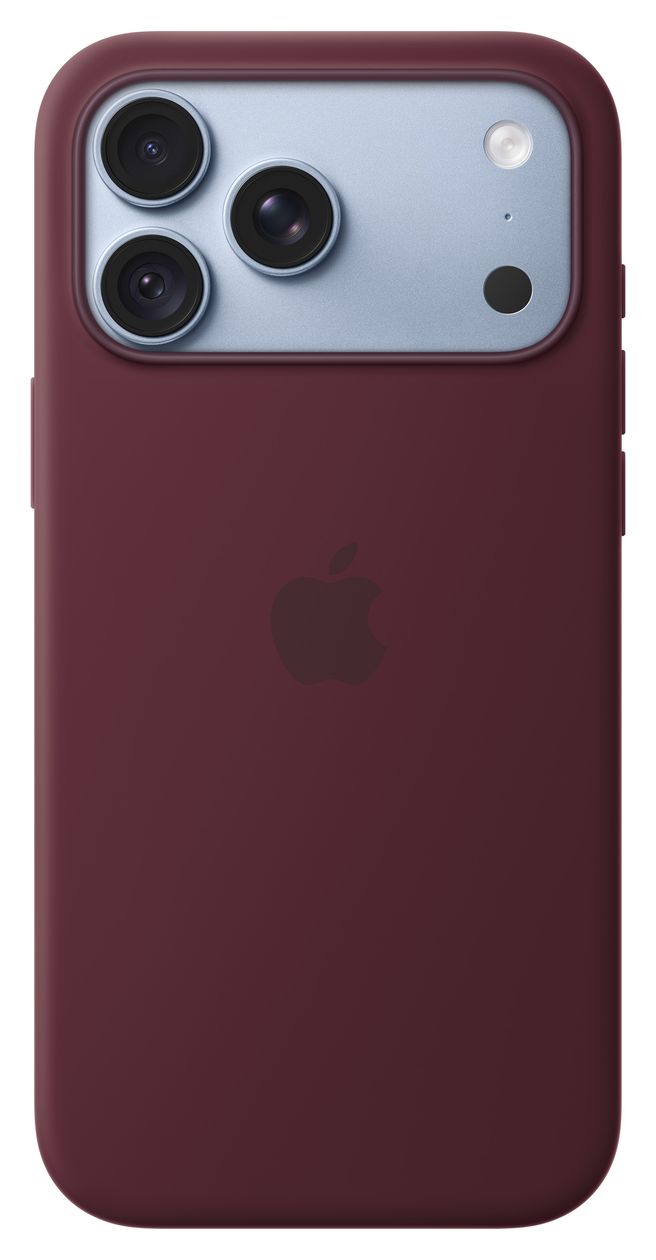 iPhone 18 Pro Max Silikon Case mit MagSafe - Burgunder 
