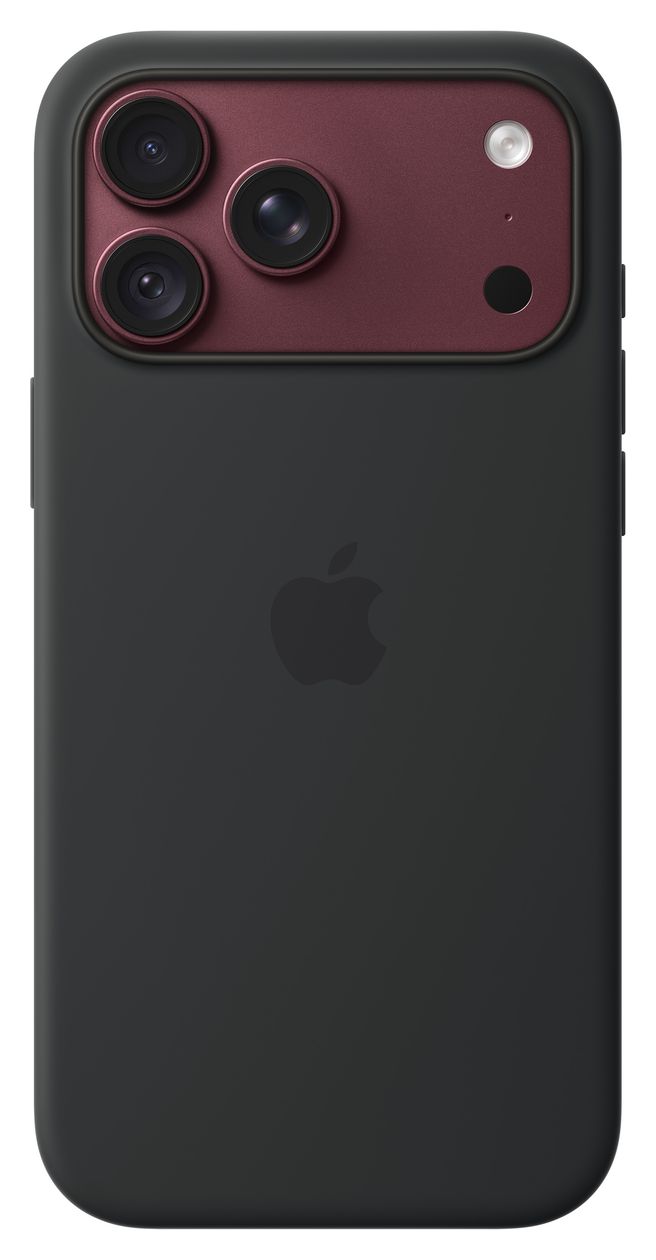 iPhone 18 Pro Max Silikon Case mit MagSafe - Schwarz 