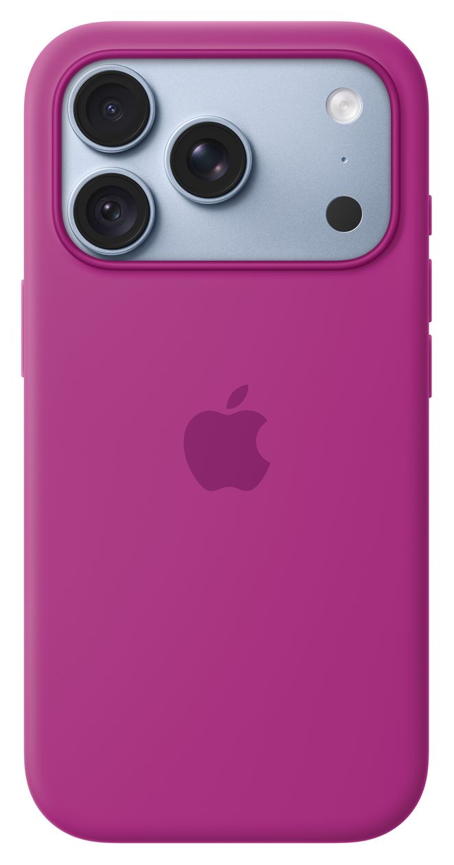 iPhone 18 Pro Silikon Case mit MagSafe - Magenta 