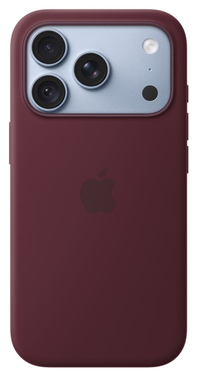 iPhone 18 Pro Silikon Case mit MagSafe - Burgunder 