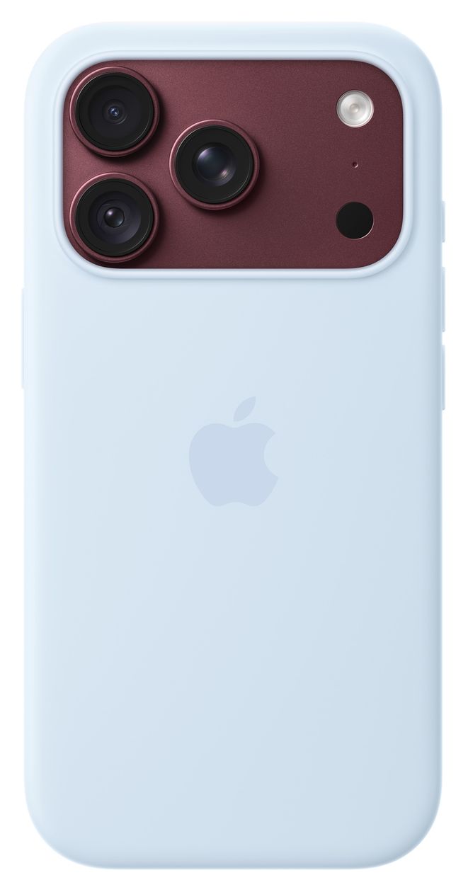iPhone 18 Pro Silikon Case mit MagSafe - Klarblau 