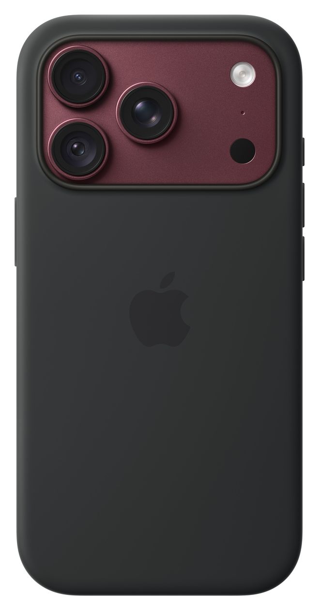 iPhone 18 Pro Silikon Case mit MagSafe - Schwarz 