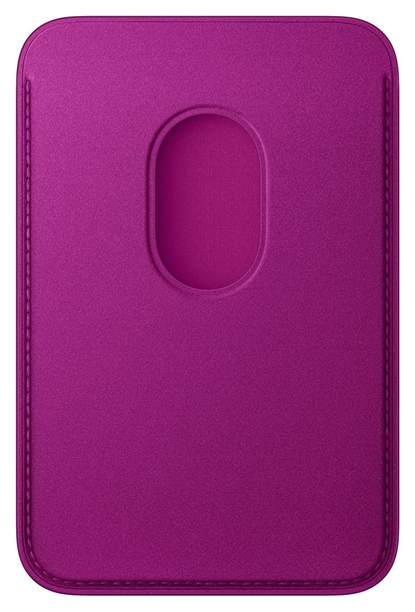 iPhone Feingewebe Wallet mit MagSafe – Magenta 