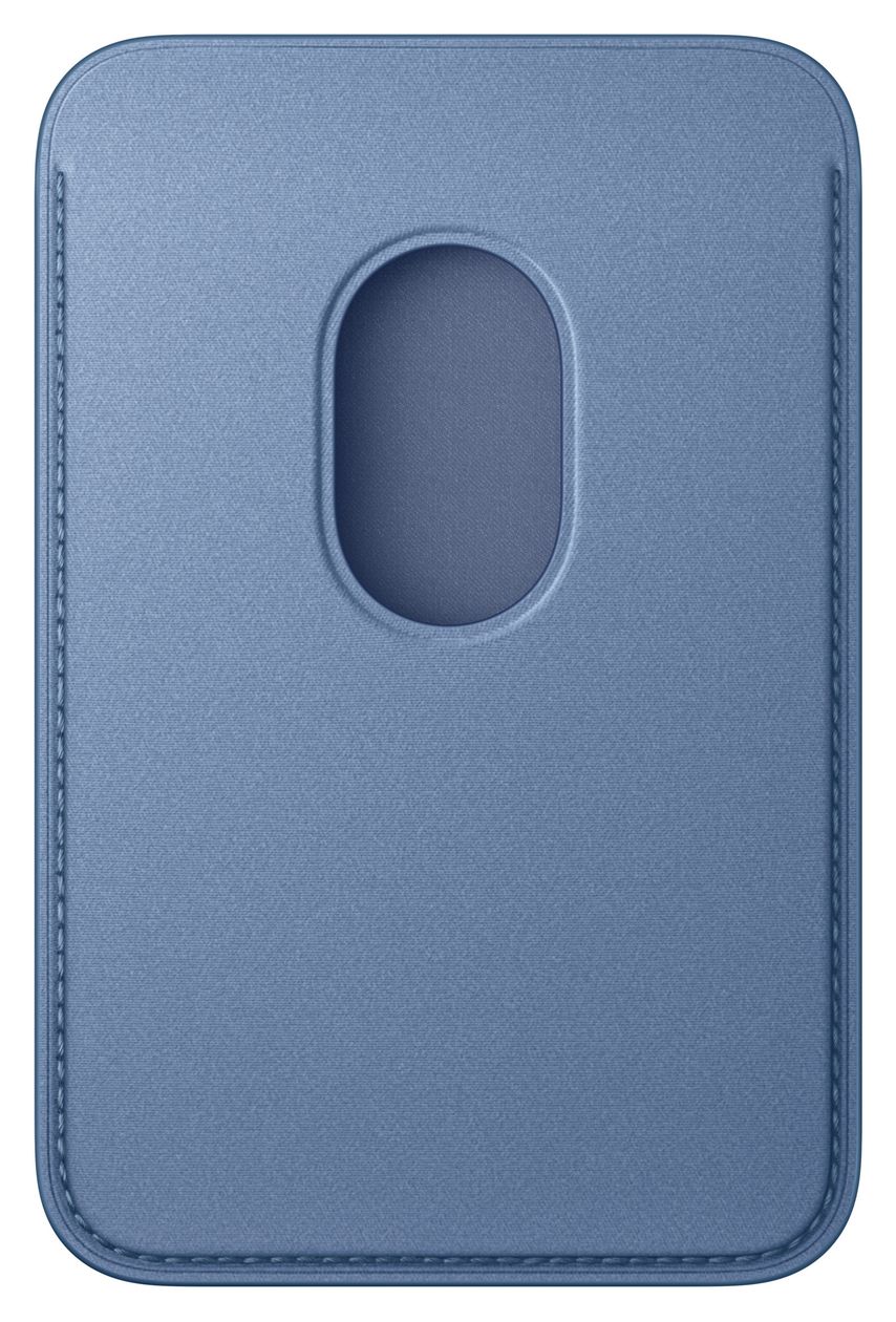 iPhone Feingewebe Wallet mit MagSafe – Hyazinthenblau 