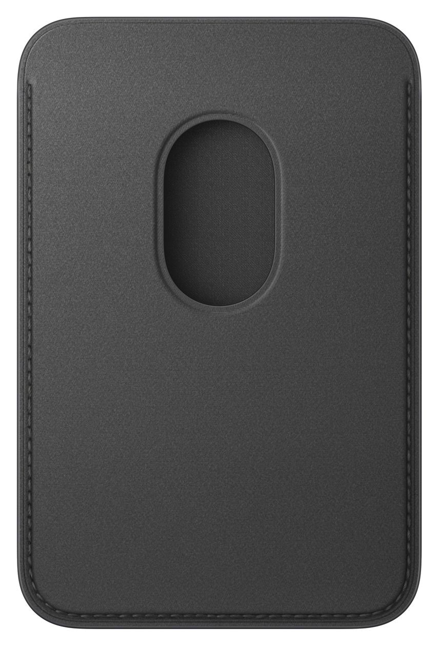 iPhone Feingewebe Wallet mit MagSafe – Schwarz 
