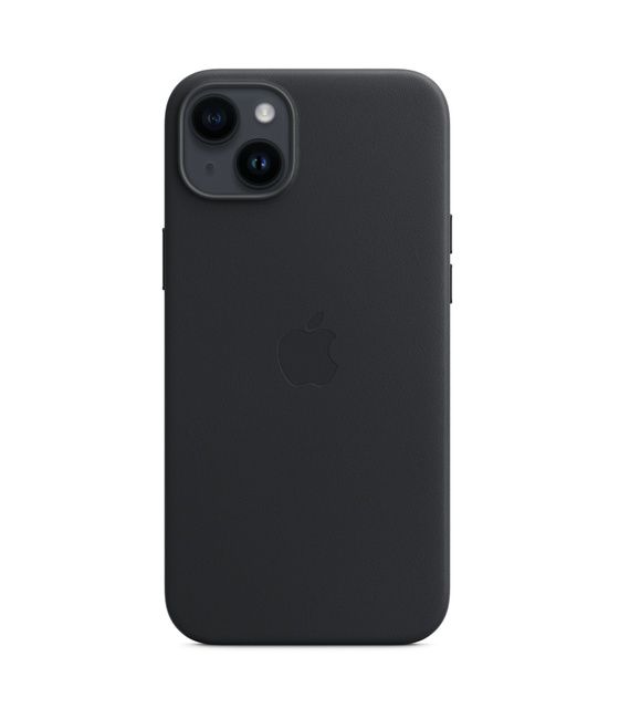 Leder Case mit MagSafe Cover für Apple iPhone 14 Plus  (Schwarz) 
