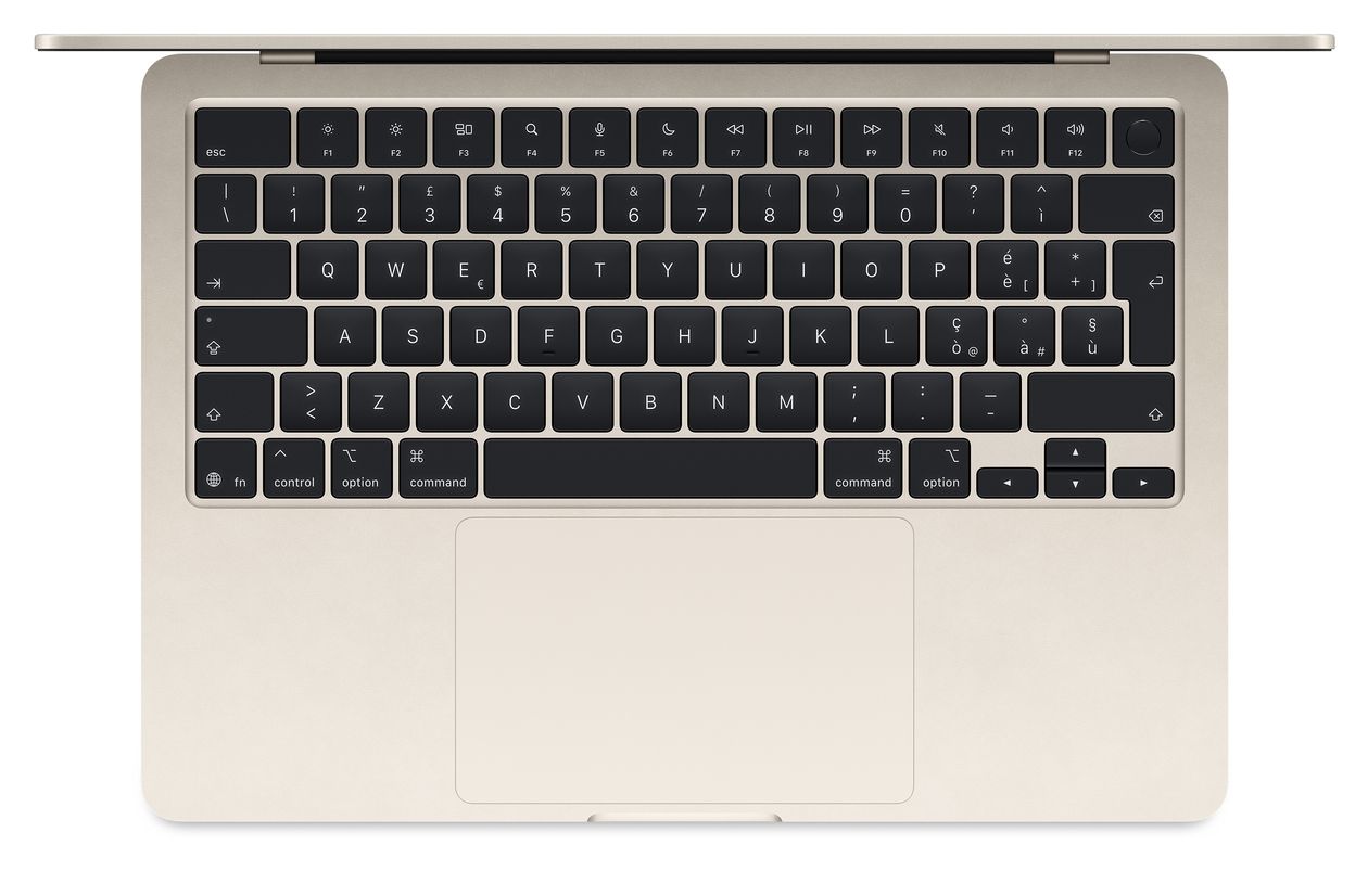 MacBook Air Notebook 34,5 cm (13.6 Zoll) 2560 x 1664 Pixel 512 GB SSD macOS Sequoia Apple M  (Beige) 