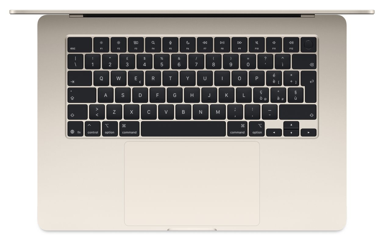 MacBook Air Notebook 38,9 cm (15.3 Zoll) 2880 x 1864 Pixel 16 GB Ram 256 GB SSD macOS Sequoia Apple M intern  (Beige) 
