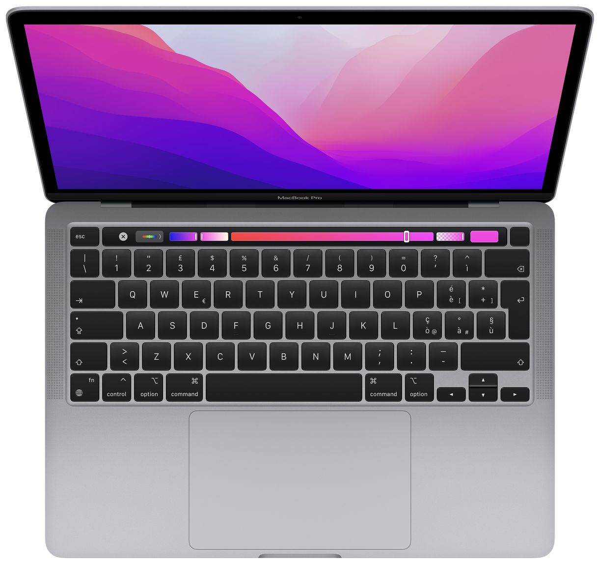 MacBook Pro Notebook 33,8 cm (13.3 Zoll) 8 GB Ram 2 TB SSD macOS Monterey Apple M (Space Gray) 