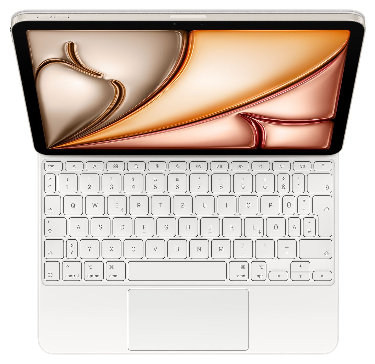 Magic Keyboard für Apple iPad Air 11-inch (M3) iPad Air 11-inch (M2) iPad Air (5th generation) iPad Air (4th generation) bis 27,9 cm (11")  (Weiß) 