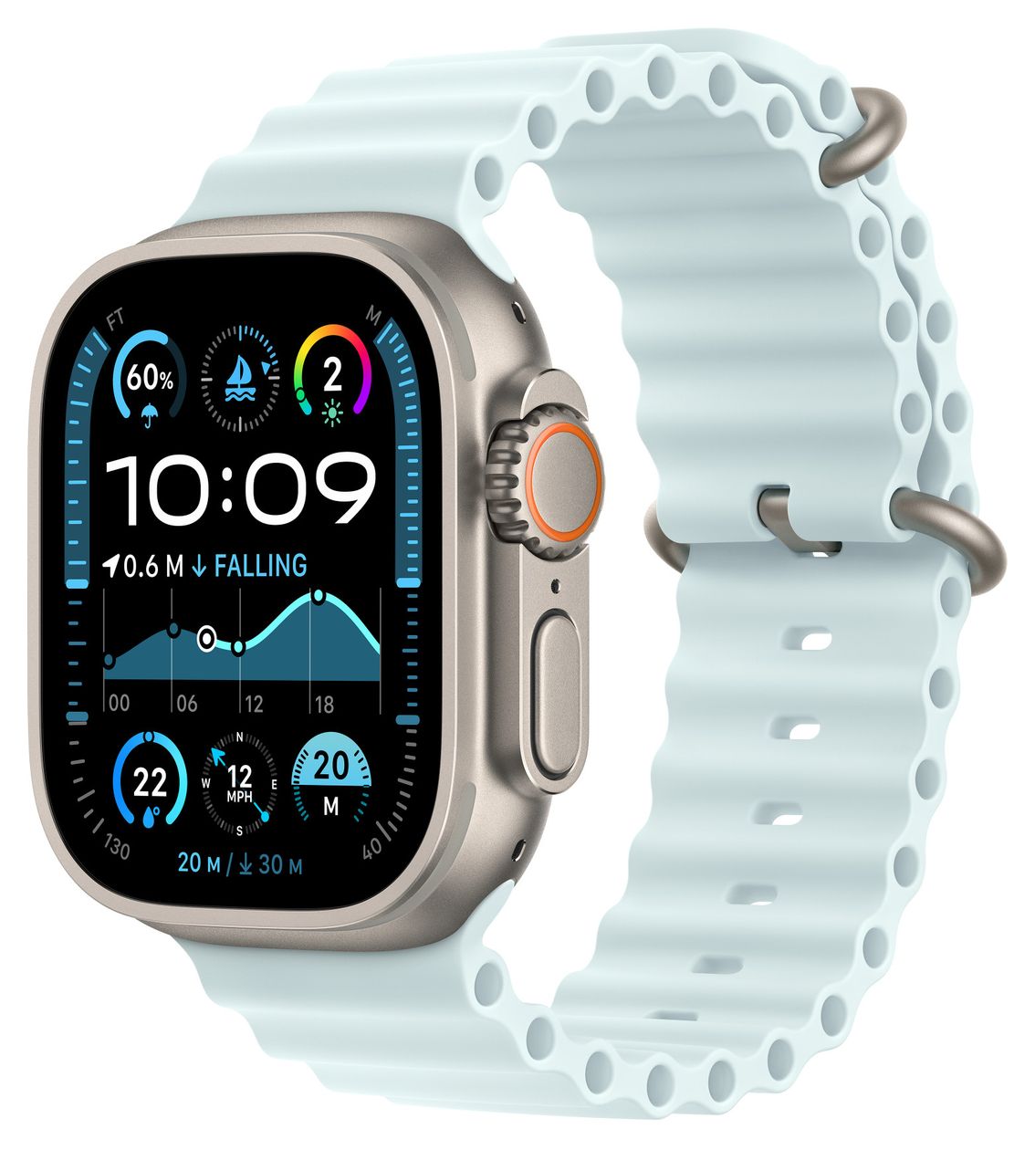 MXTG3ZM/A Armband Apple Watch Models 44mm 45mm 46mm 49mm  (Blau) 