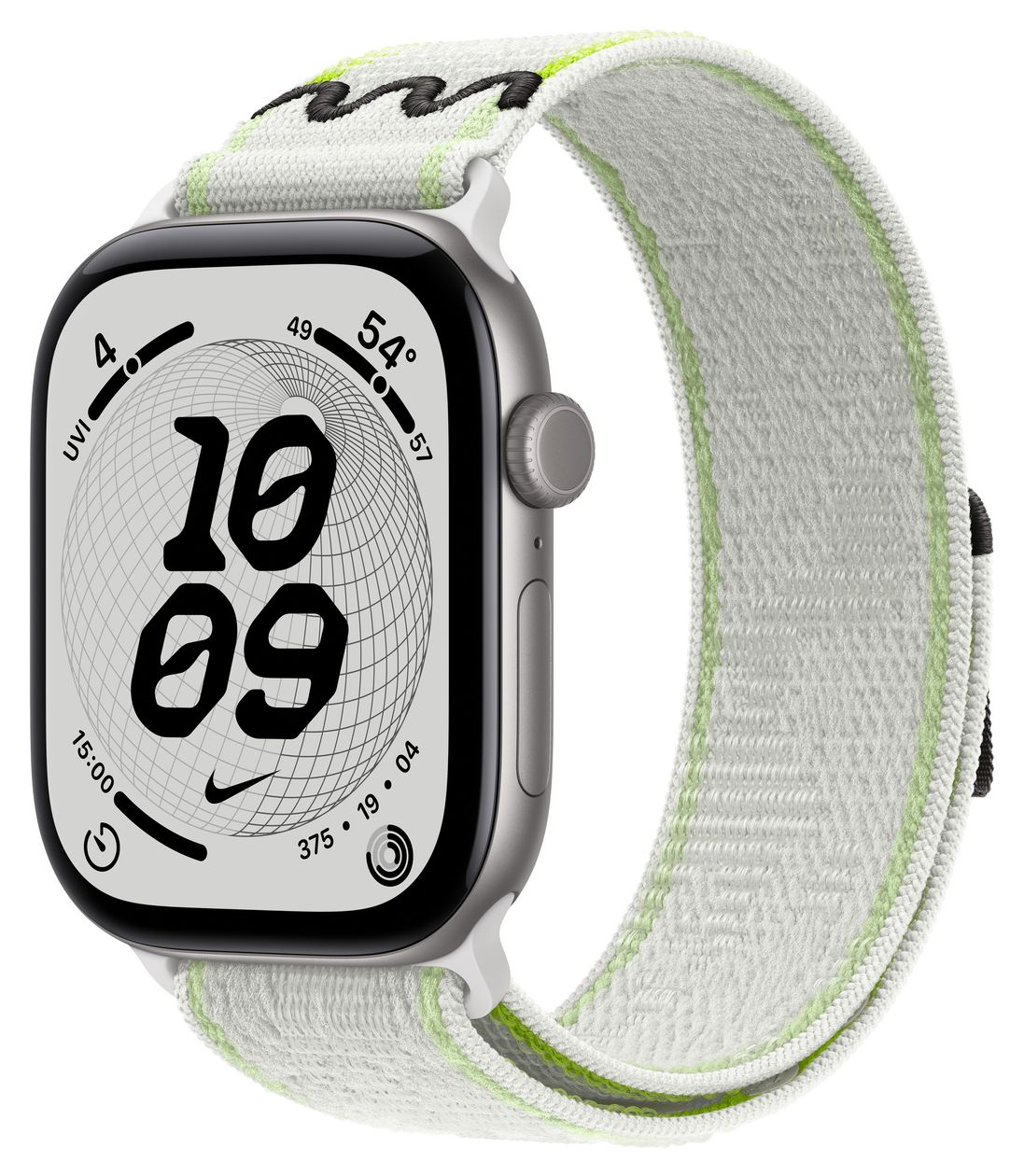 Nike Sport Loop Armband  Watch 44mm / 45mm / 46mm / 49mm  (Weiß) 