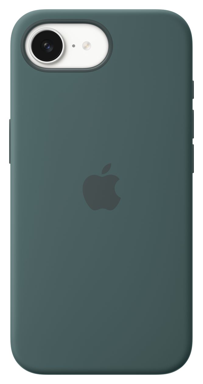 Silikon Case Cover für Apple iPhone 16e  (Grün) 