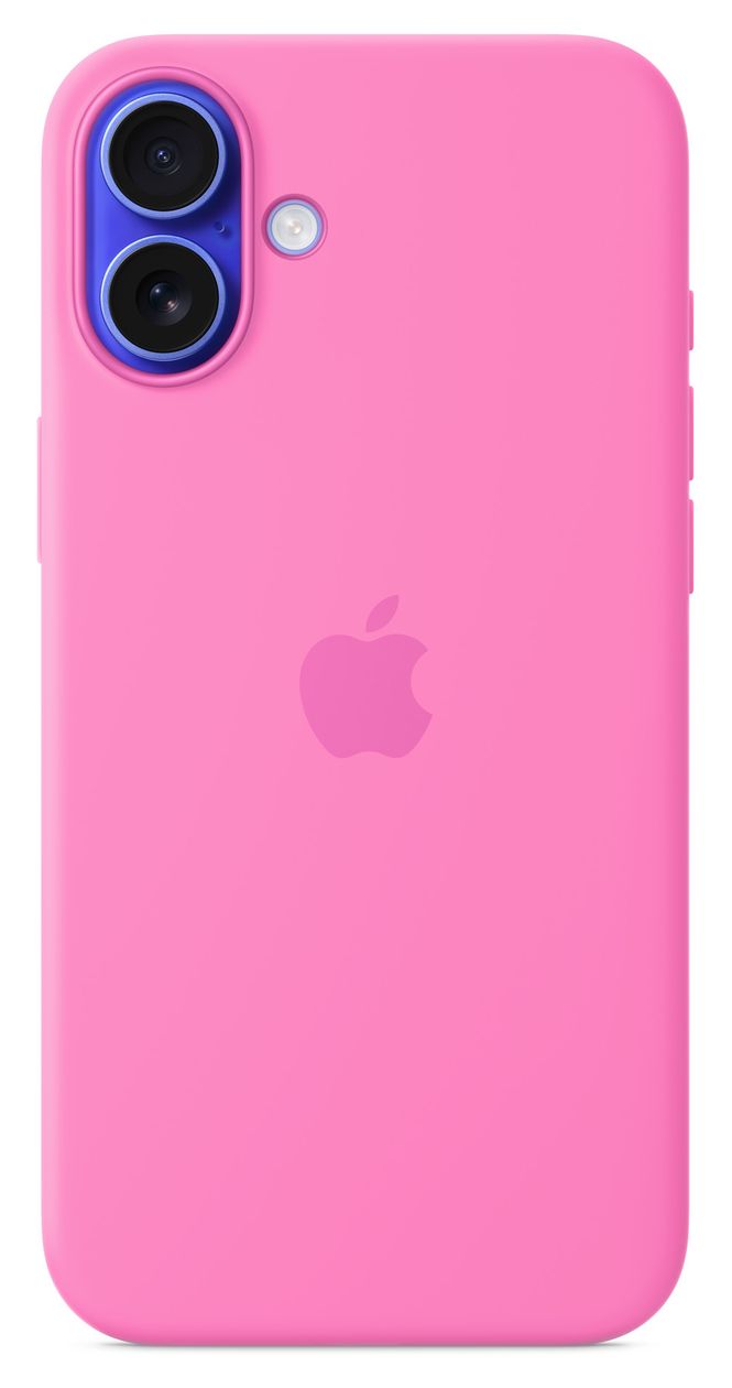 Silikon Case mit MagSafe Cover für Apple iPhone 16 Plus  (Pink) 