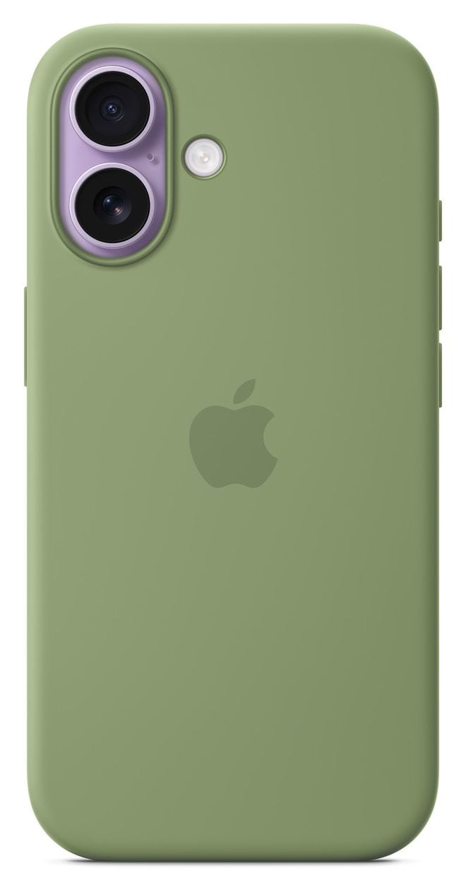 Silikon Case mit MagSafe Cover für Apple iPhone 17  (Grün) 