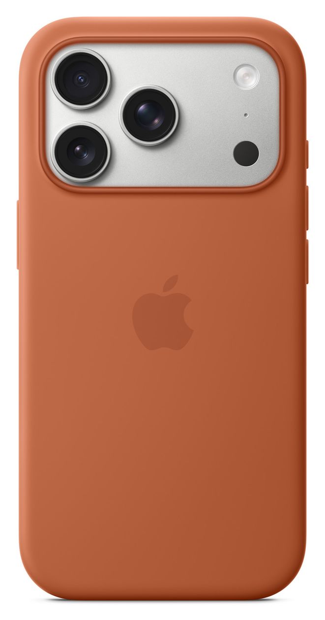 Silikon Case mit MagSafe Cover für Apple iPhone 17 Pro  (Terrakotta) 