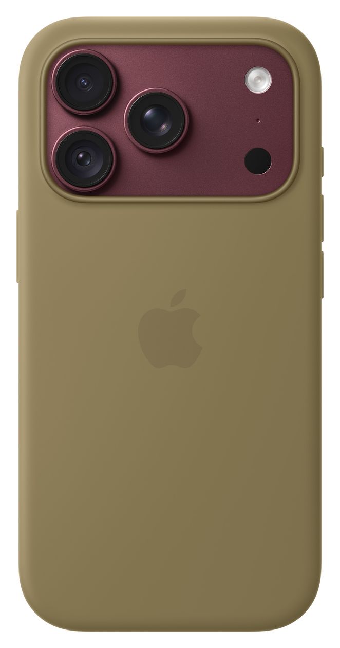 Silikon Case mit MagSafe Cover für Apple iPhone 18 Pro  (Olive) 