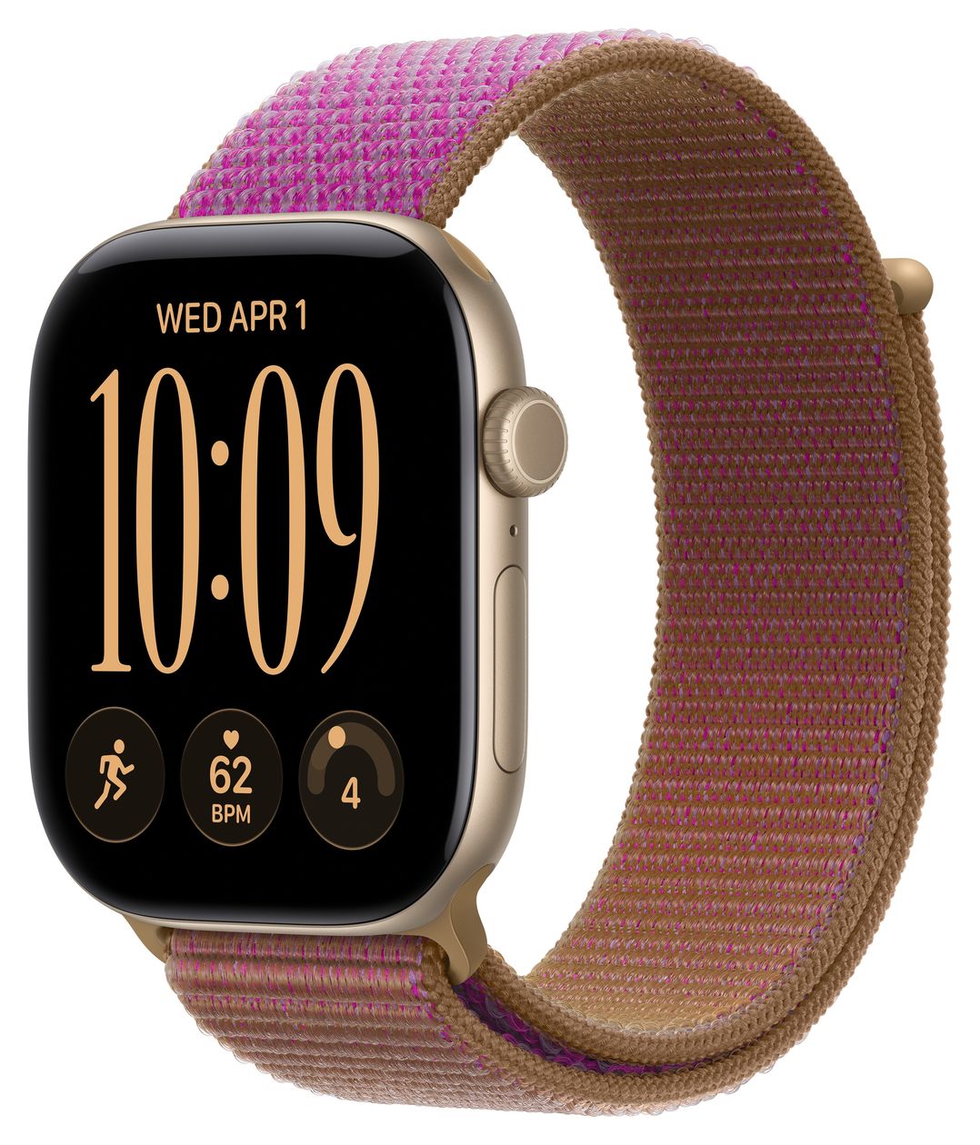 Sport Loop Armband  Watch 44mm / 45mm / 46mm / 49mm  (Magenta) 