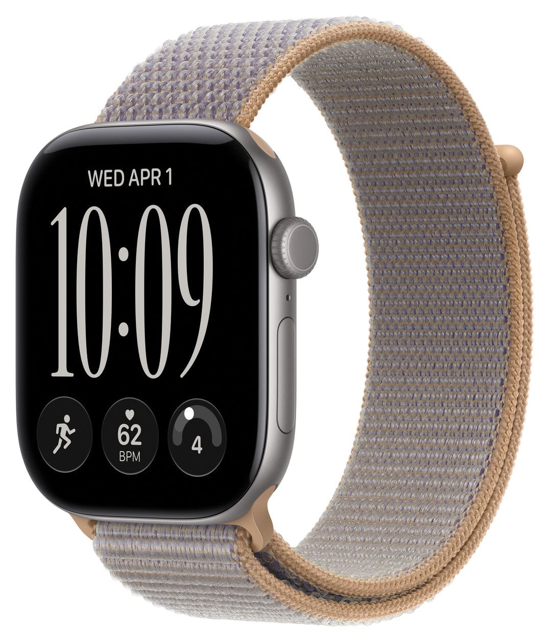 Sport Loop Armband  Watch 44mm / 45mm / 46mm / 49mm  (Blau) 