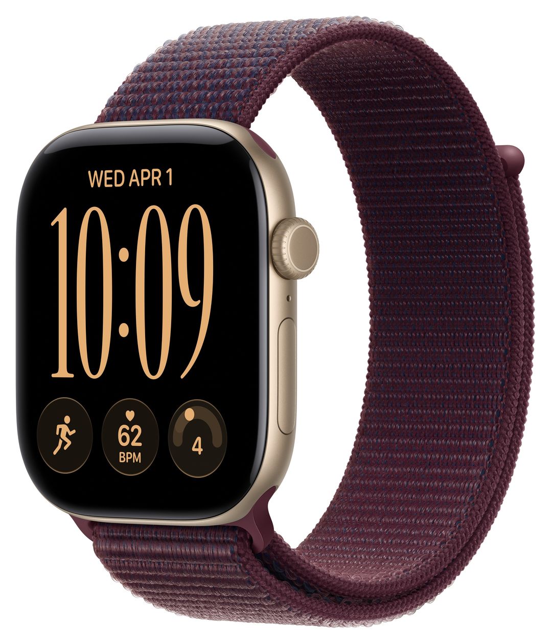 Sport Loop Armband  Watch 44mm / 45mm / 46mm / 49mm  (Burgund) 