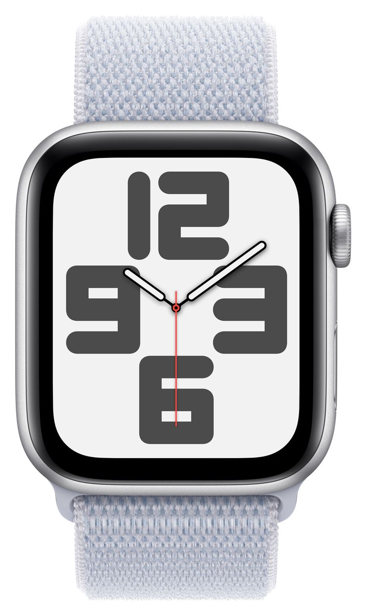 Watch SE (2024) Digital 44 mm  Smartwatch Rechteckig 18 h 326 ppi 4G  (Silber) 