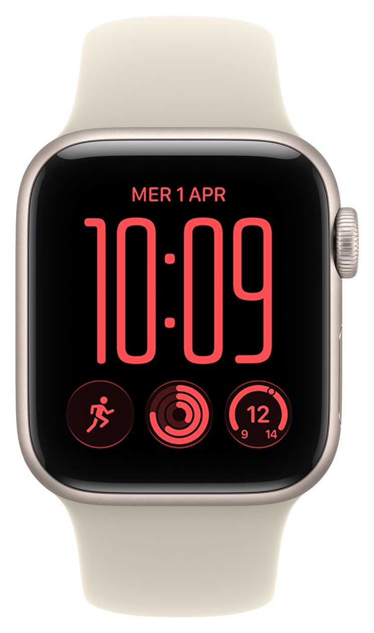 Watch SE (3. Gen) 40 mm S/M Smartwatch Rechteckig 32 h 326 ppi  (Biege) 