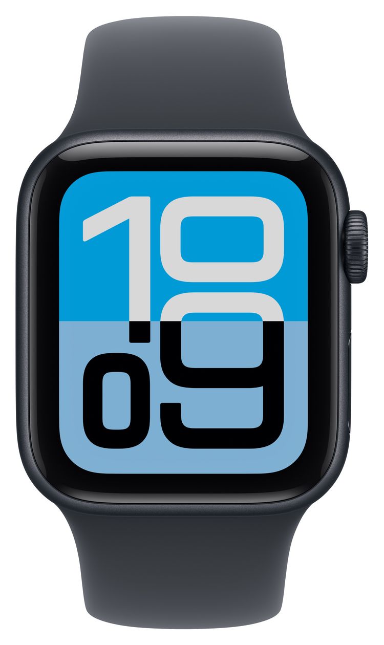 Watch SE (3.Gen) Digital 40 mm M/L Smartwatch Rechteckig 32 h 326 ppi  (Schwarz) 