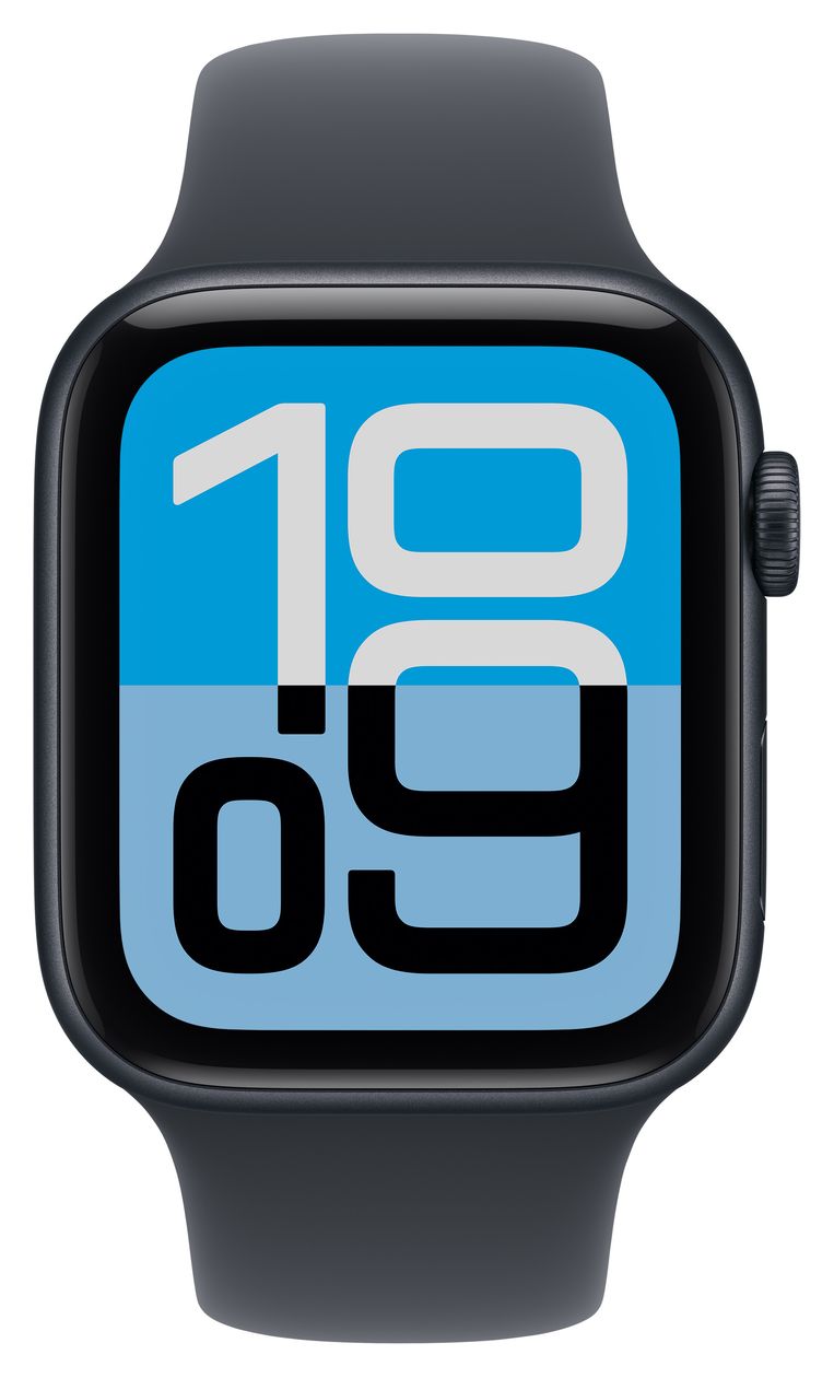Watch SE (3.Gen) Digital 44 mm M/L Smartwatch Rechteckig 32 h 326 ppi 5G  (Schwarz) 