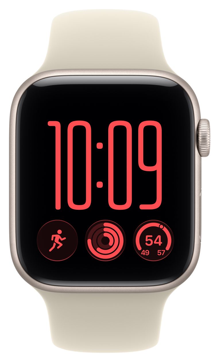Watch SE (3.Gen) 44 mm S/M Smartwatch Rechteckig 32 h 326 ppi  (Beige) 