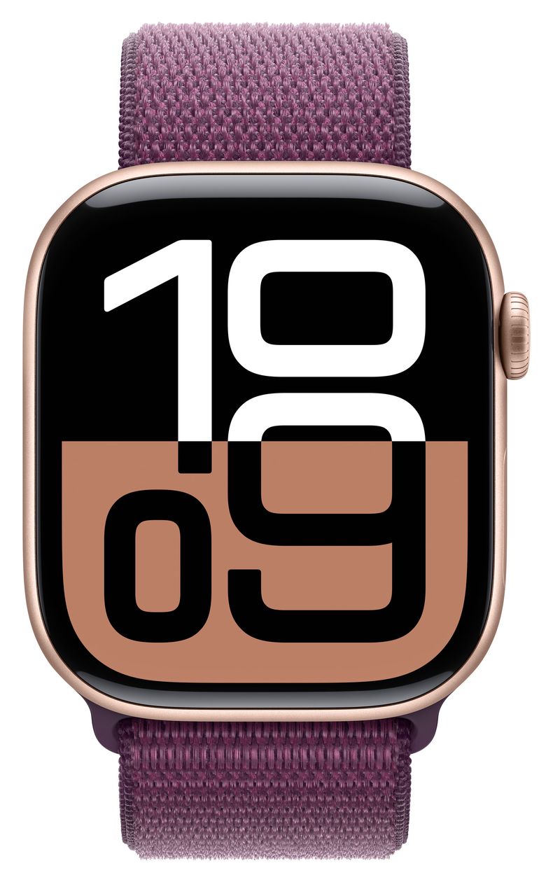 Watch Series 10 Digital 46 mm  Smartwatch Rechteckig IP6X 36 h 326 ppi  (Roségold) 