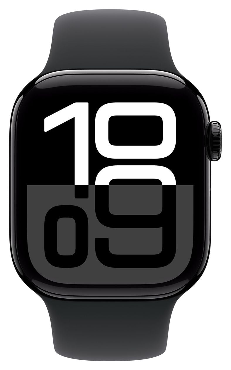 Watch Series 10 Digital 42 mm M/L Smartwatch Rechteckig IP6X 36 h 326 ppi 4G  (Schwarz) 