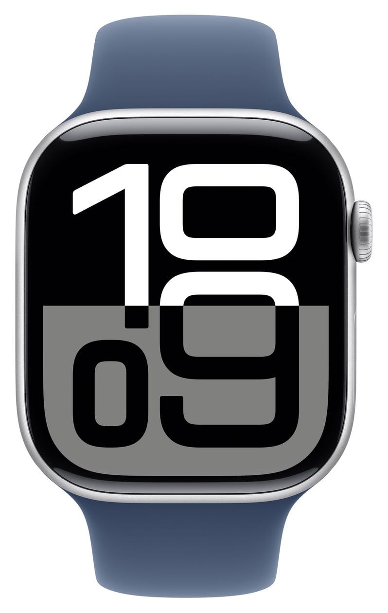 Watch Series 10 Digital 46 mm S/M Smartwatch Rechteckig IP6X 36 h 326 ppi 4G  (Silber) 
