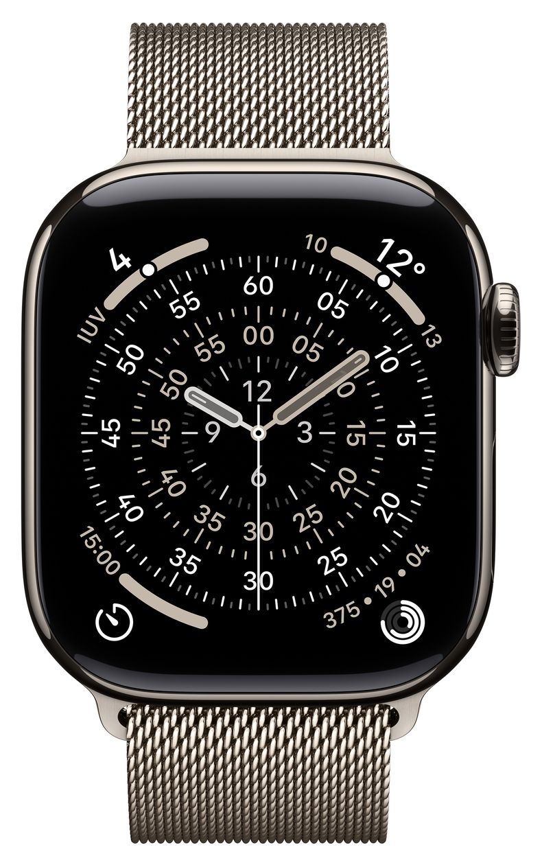 Watch Series 11 Digital 42 mm Smartwatch Rechteckig IP6X 38 h 326 ppi 5G  (Titan) 