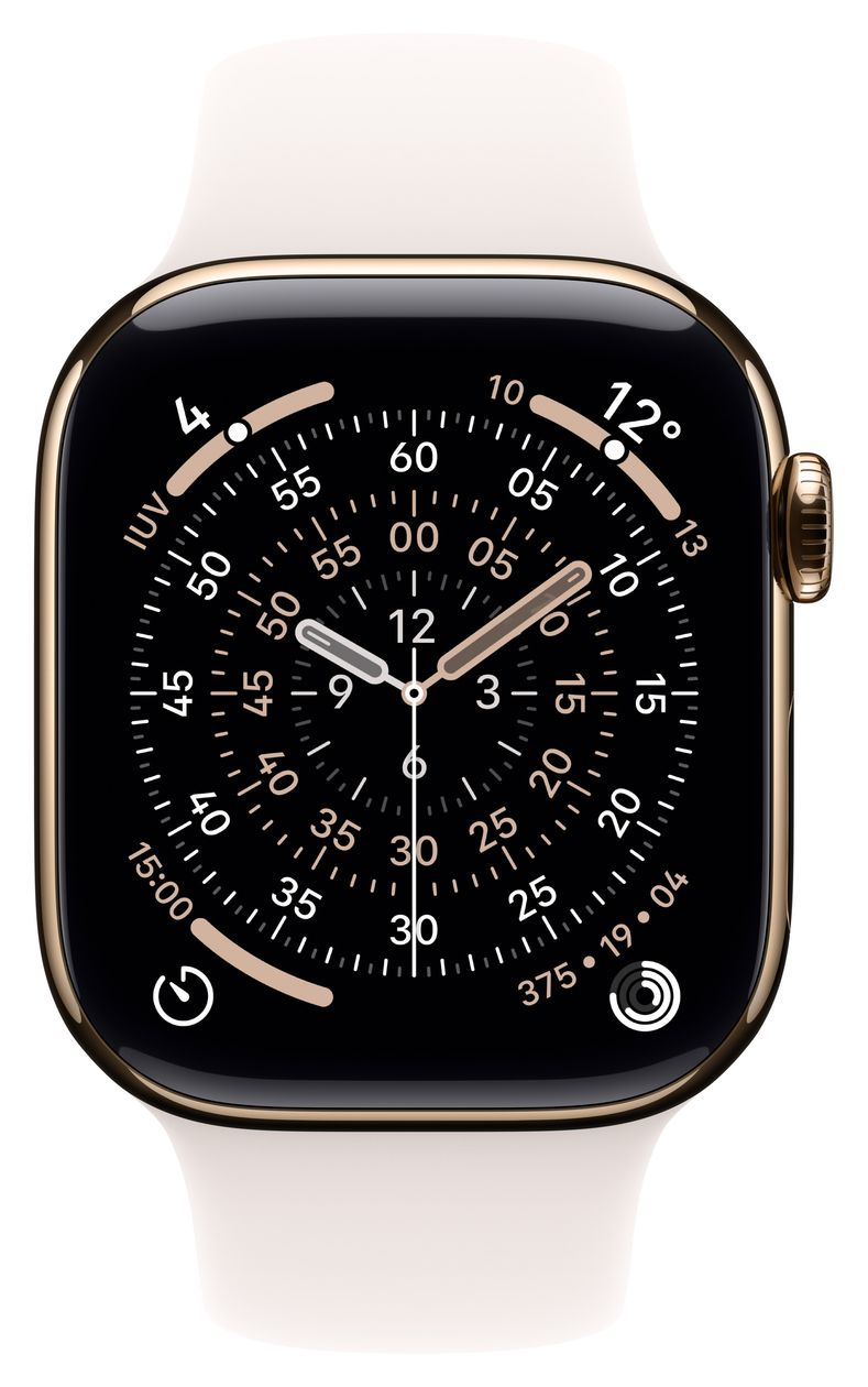 Watch Series 11 Digital 42 mm S/M Smartwatch Rechteckig IP6X 38 h 326 ppi 5G  (Titan) 