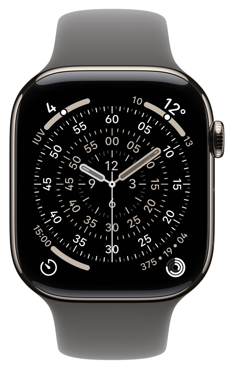Watch Series 11 Digital 46 mm M/L Smartwatch Rechteckig IP6X 38 h 326 ppi 5G  (Titan) 