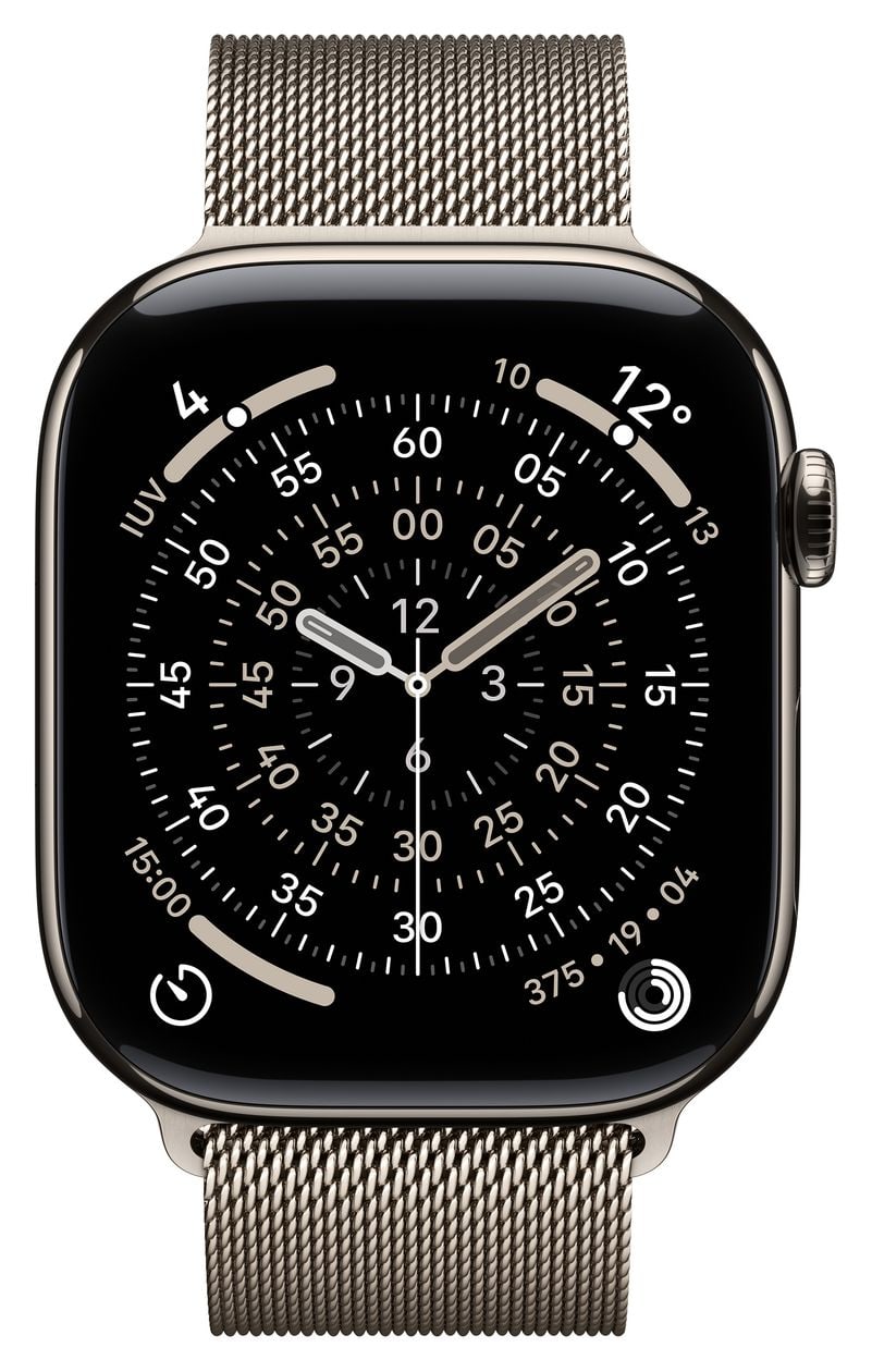 Watch Series 11 Digital 46 mm S/M Smartwatch Rechteckig IP6X 38 h 326 ppi 5G  (Titan) 