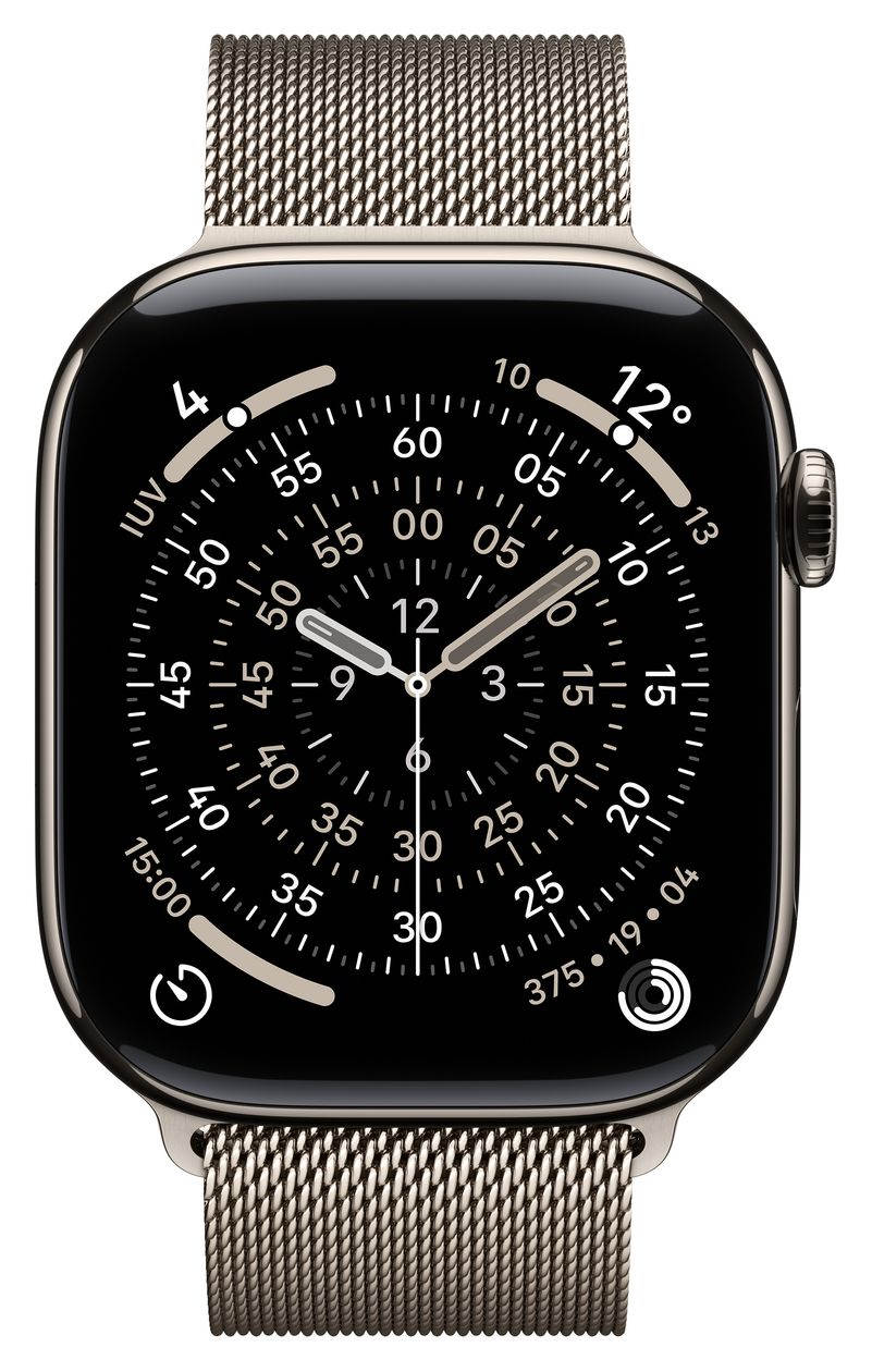 Watch Series 11 Digital 46 mm M/L Smartwatch Rechteckig IP6X 38 h 326 ppi 5G  (Titan) 