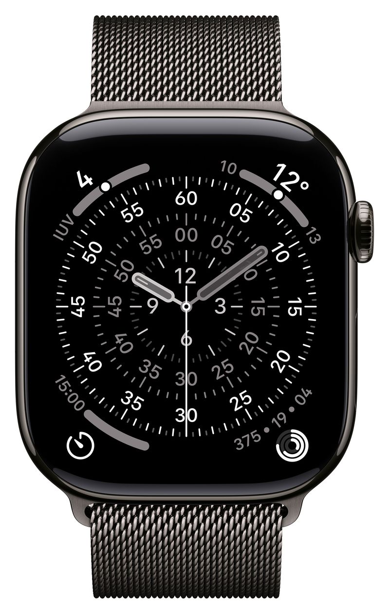 Watch Series 11 Digital 46 mm S/M Smartwatch Rechteckig IP6X 38 h 326 ppi 5G  (Titan) 