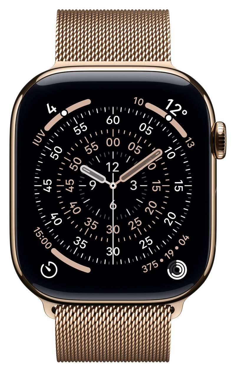 Watch Series 11 Digital 46 mm S/M Smartwatch Rechteckig IP6X 38 h 326 ppi 5G  (Titan) 