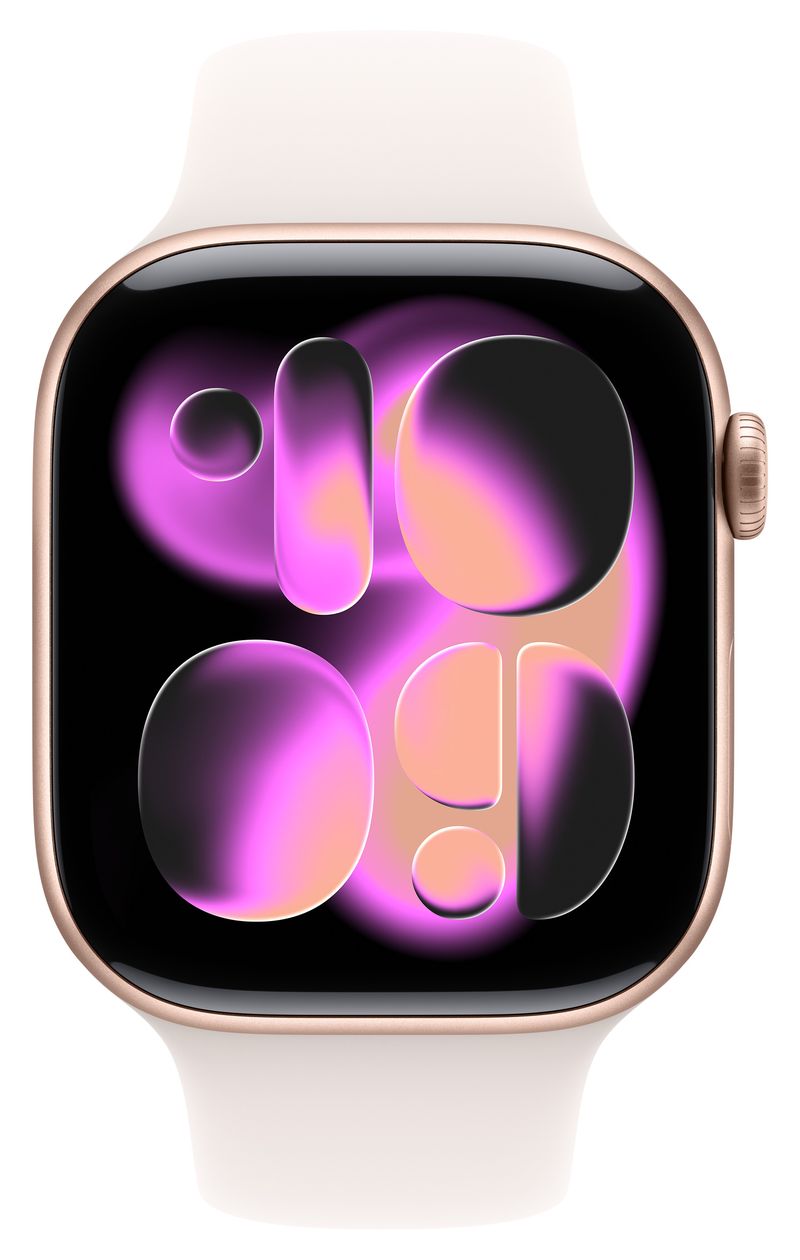 Watch Series 11 Digital 46 mm S/M Smartwatch Rechteckig IP6X 38 h 326 ppi  (Roségold) 