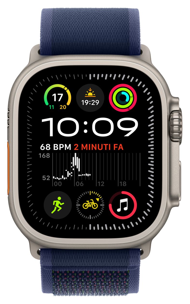 Watch Ultra 2 Digital 49 mm M/L Smartwatch Rechteckig IP6X 72 h 326 ppi 4G  (Titan) 