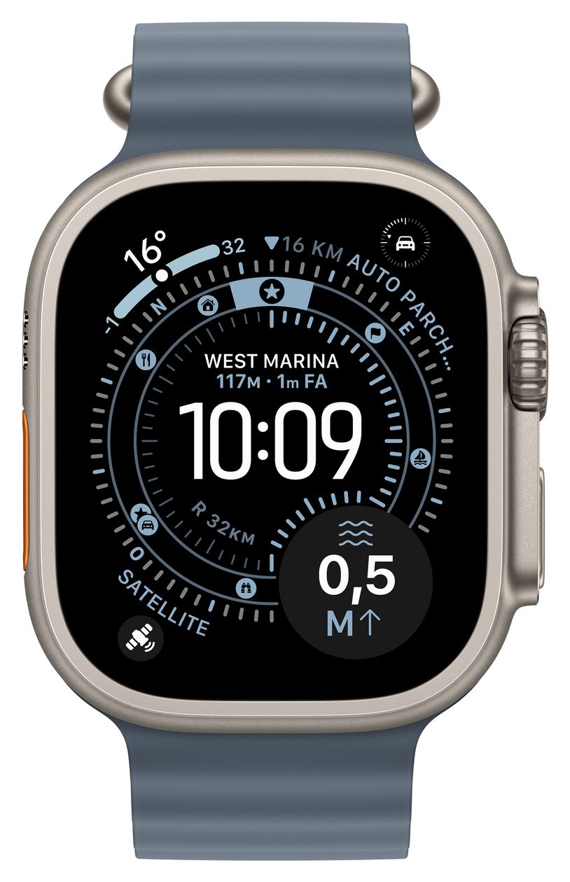 Watch Ultra 3 Digital 49 mm Smartwatch Rechteckig IP6X 72 h 326 ppi 5G  (Titan) 