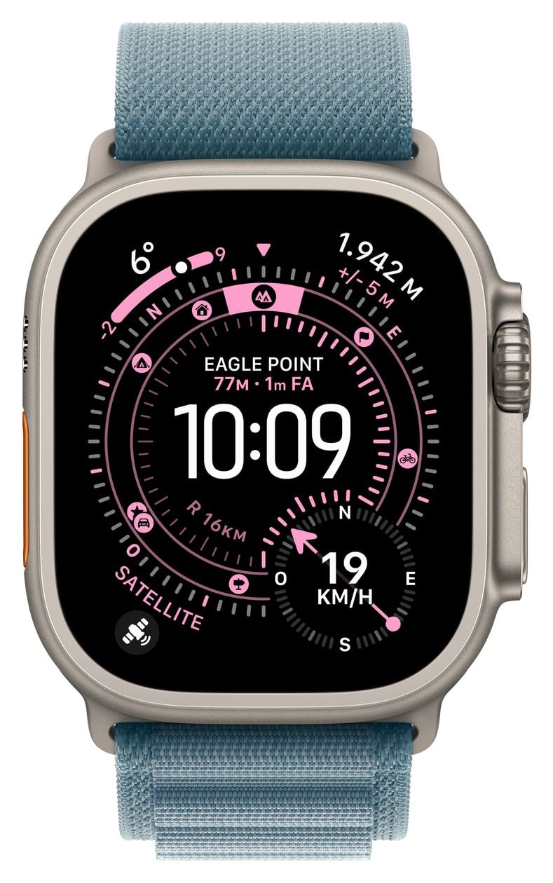 Watch Ultra 3 Digital 49 mm S Smartwatch Rechteckig IP6X 72 h 326 ppi 5G  (Titan) 