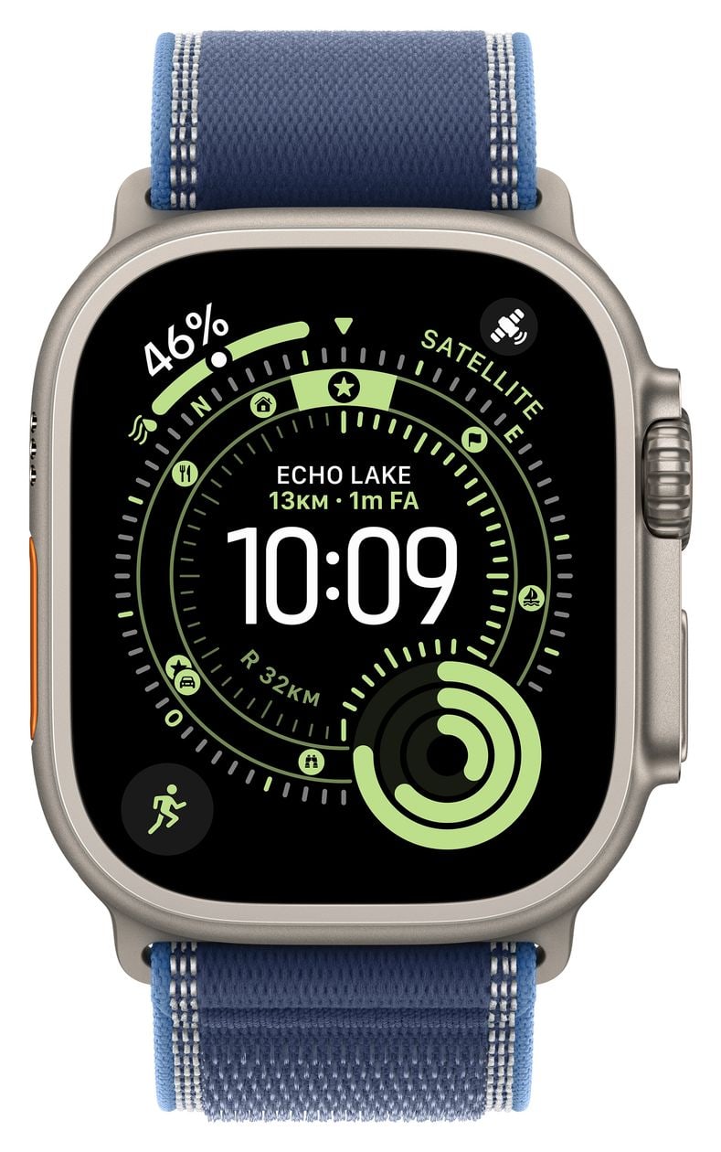 Watch Ultra 3 Digital 49 mm S/M Smartwatch Rechteckig IP6X 72 h 326 ppi 5G  (Titan) 