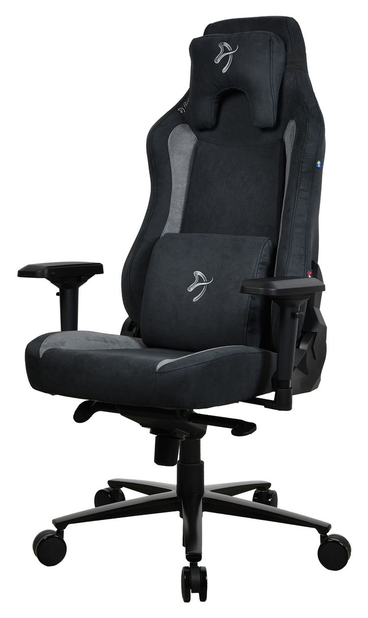 Fabric Gaming Chair Vernazza Supersoft Black 