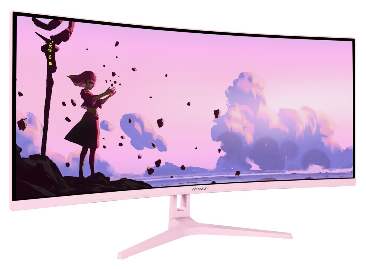 Nova Curved 4K Ultra HD Monitor 86,4 cm (34 Zoll) 21:9 1 ms 350 cd/m²  (Pink) 