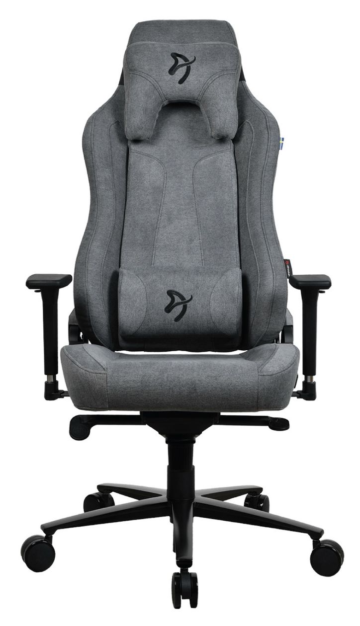 Vernazza Soft Fabric Gamingstuhl bis 145 kg (Grau) 